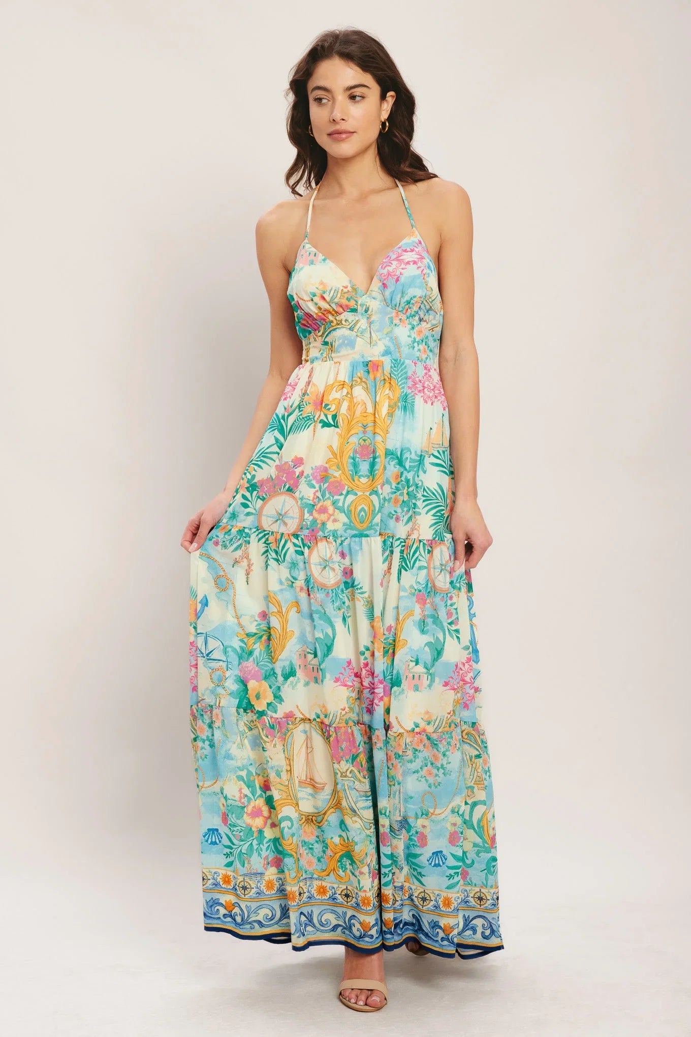 CAPRI SAIL AWAY MAXI DRESS