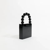 Twinkling Noir Mosaic Clutch