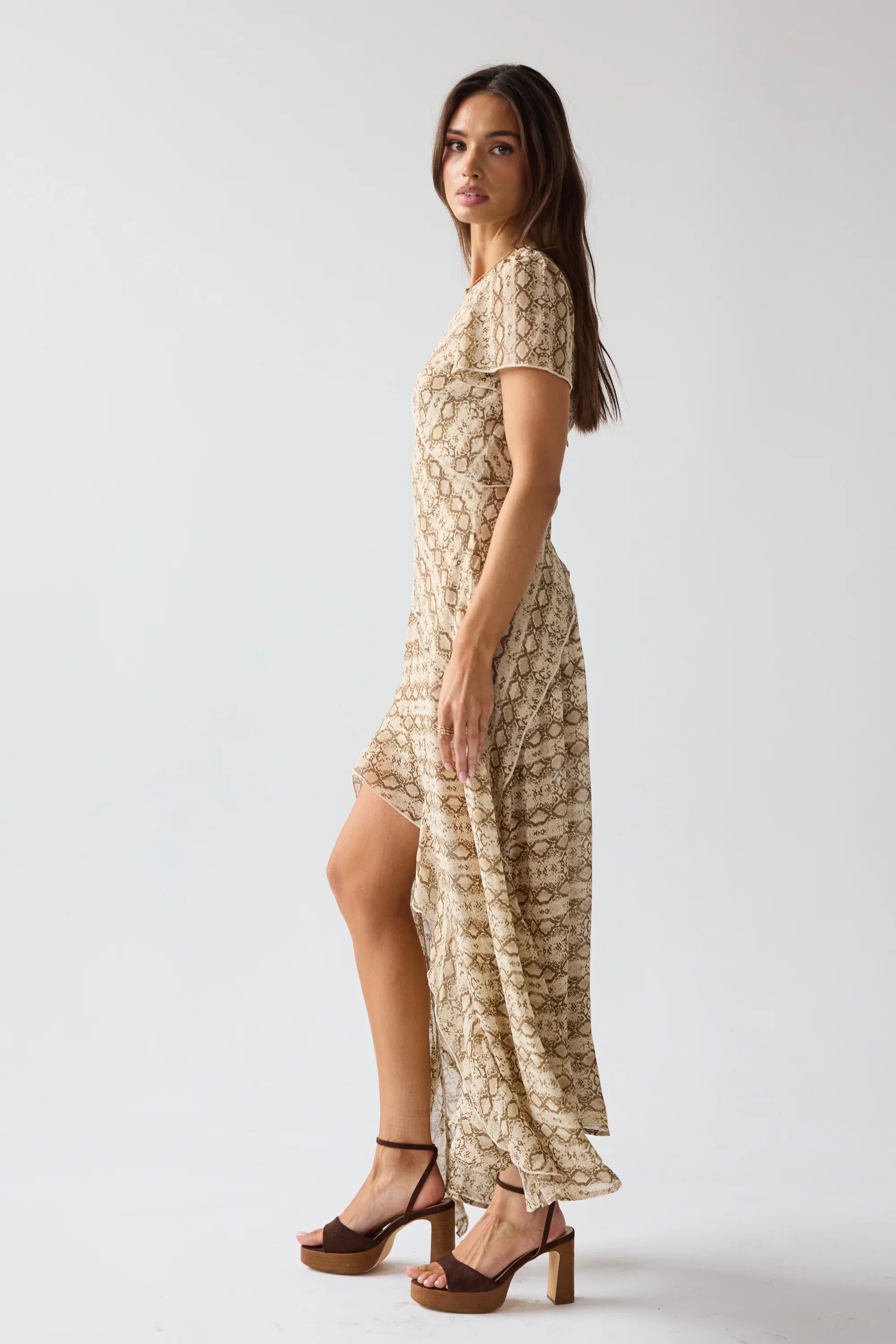 Debbie Snake Maxi Dress