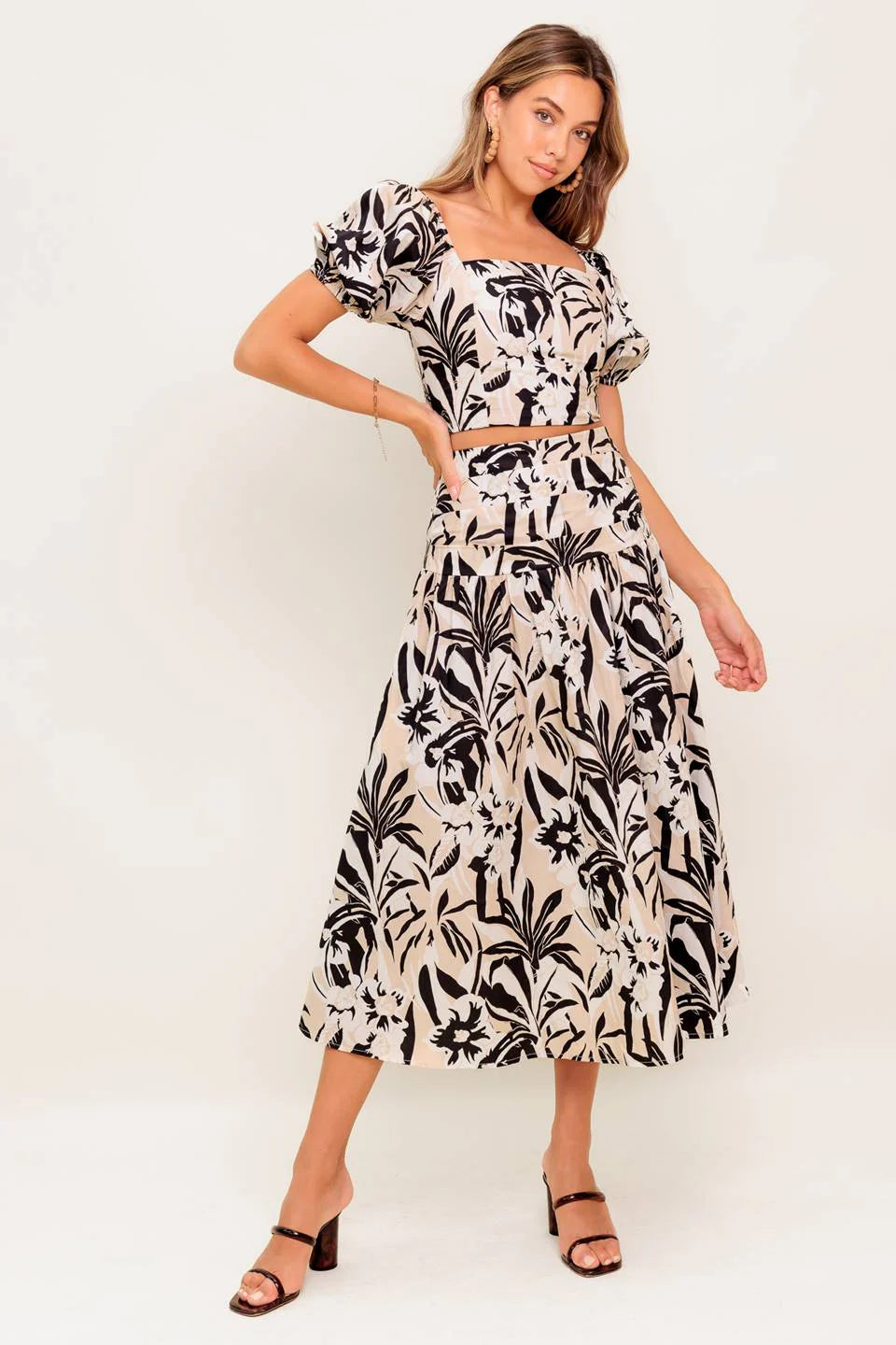 MILA ISLAND INSPIRED TOP SKIRT SET