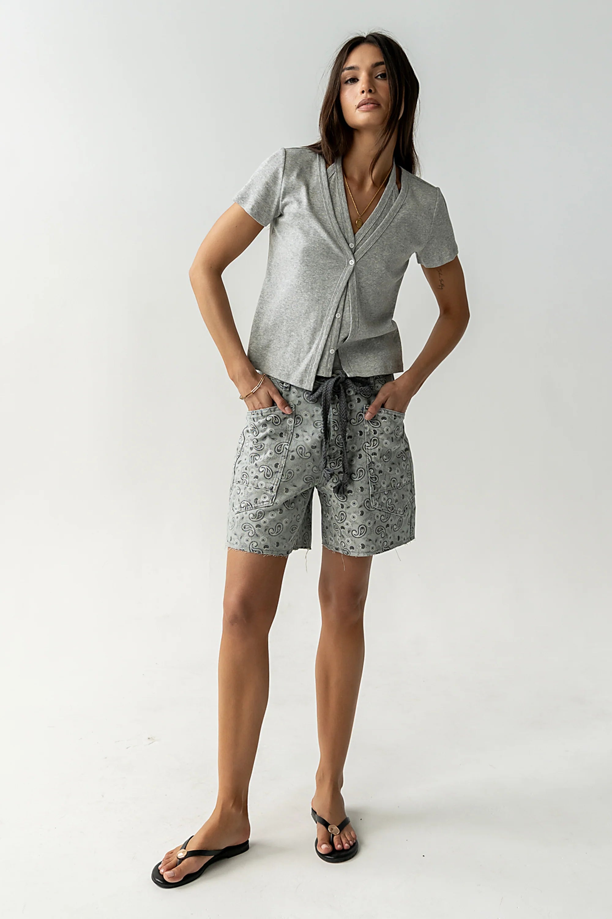 Hana Double Layer Top