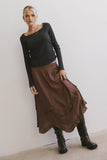 Franky Midi Skirt in Mauve FINAL SALE