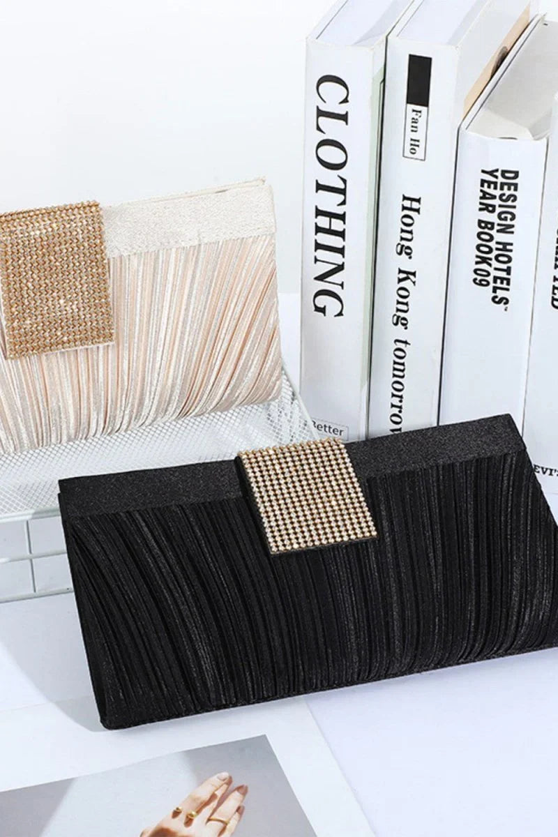 Pink Check Square Handbag