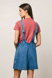 Scottie Denim Overalls in Medium Wash FINAL SALE