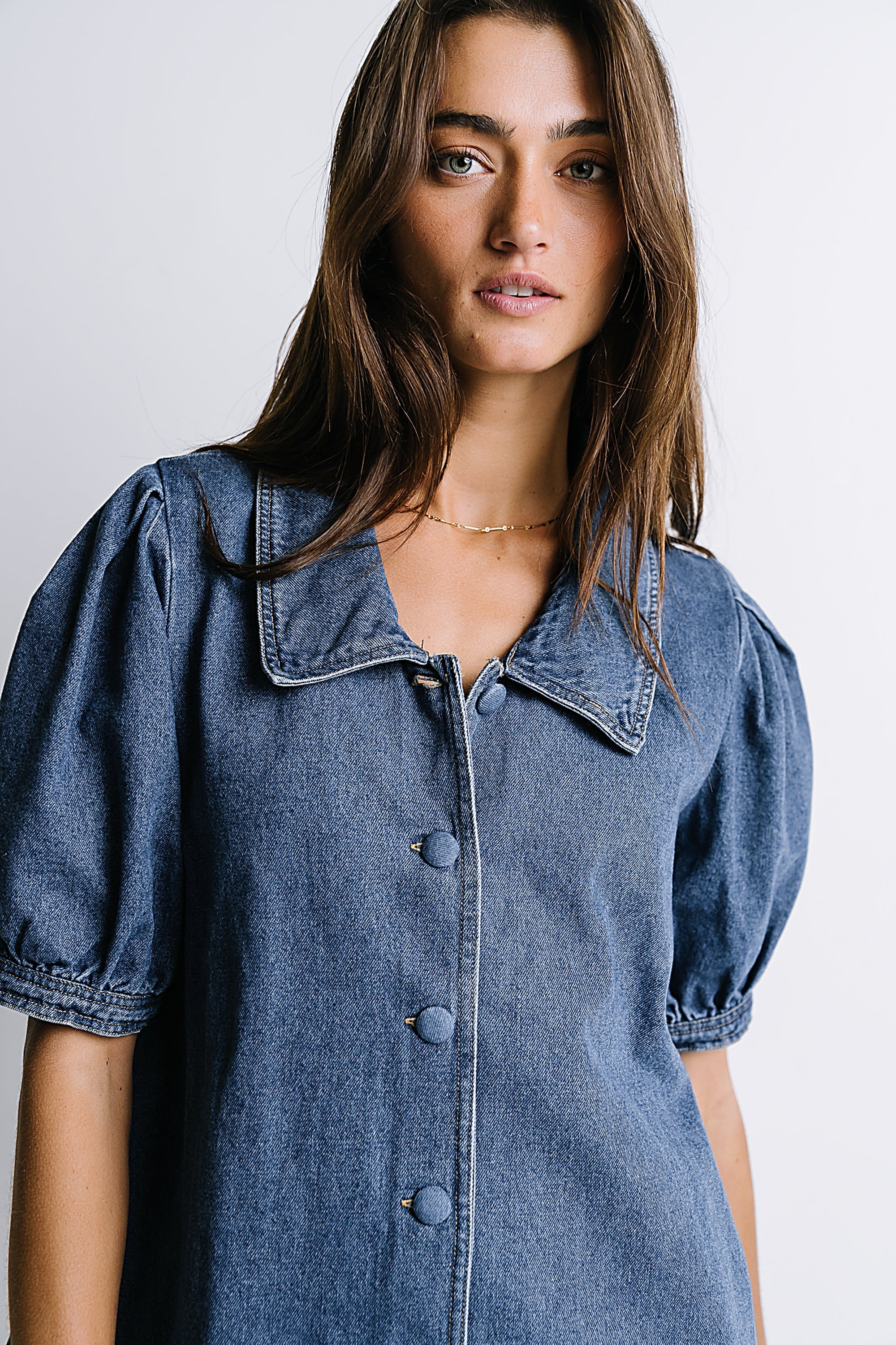 Lola Denim Baby Doll Dress FINAL SALE