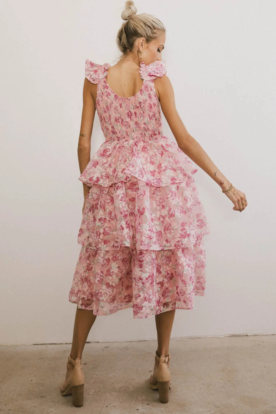 Absedee Floral Midi Dress FINAL SALE