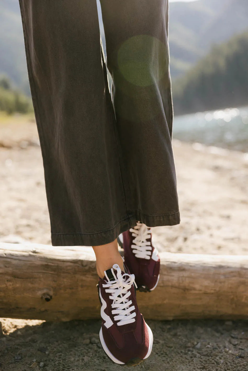 Steve Madden Campo Sneakers in Burgundy FINAL SALE
