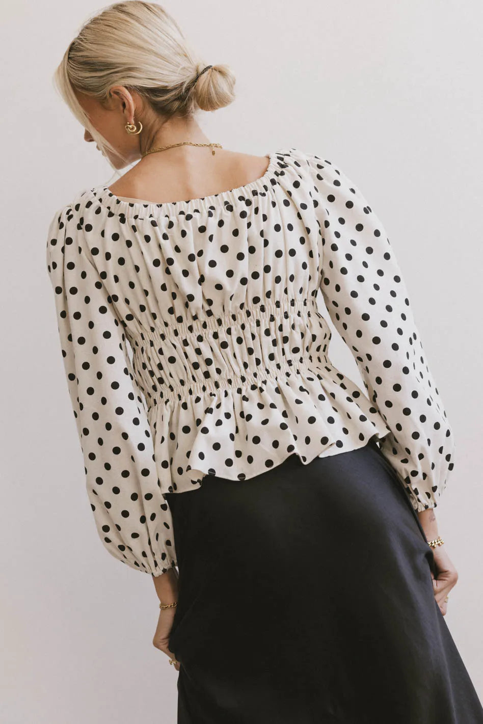 The Velveteen Bow Blouse FINAL SALE