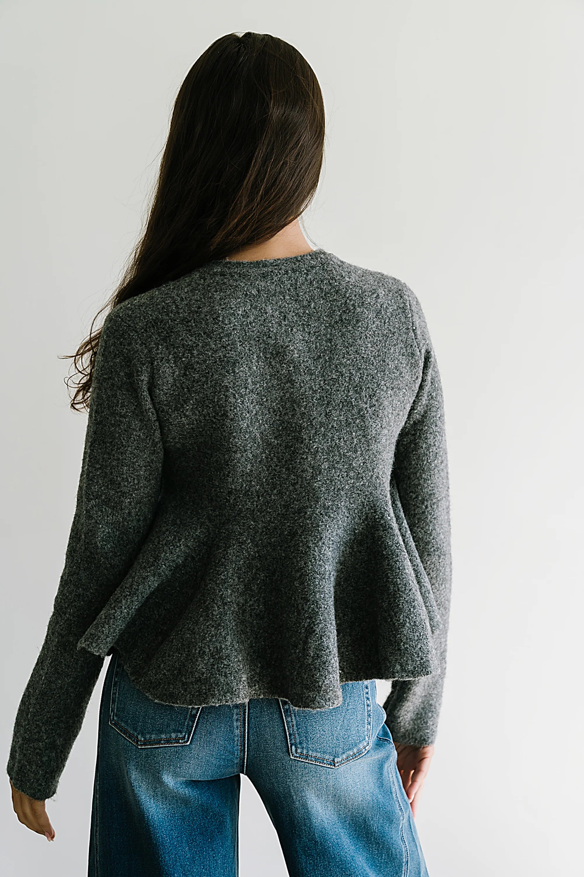 Ally Peplum Sweater FINAL SALE