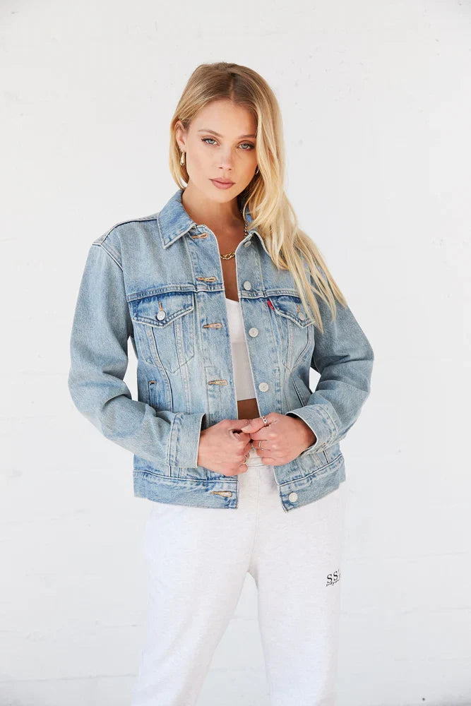 Levis Ex Boyfriend Trucker Denim Jacket For Real