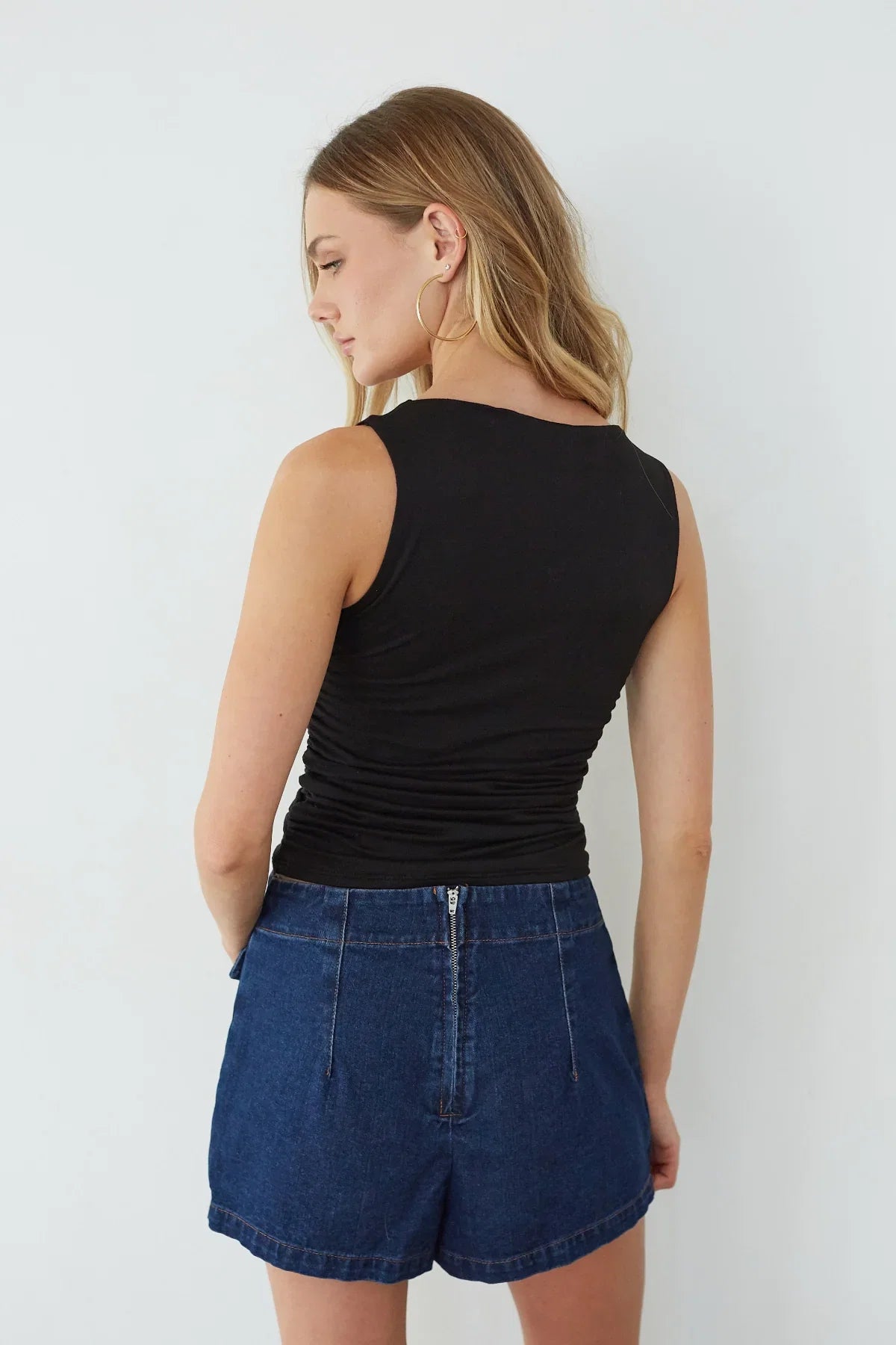 Dolly Denim Mini Skort