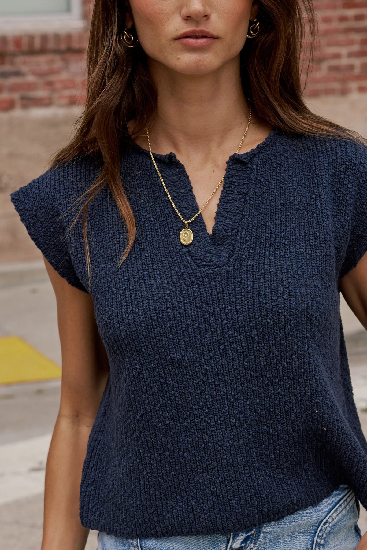 Aylin Sweater in Navy FINAL SALE
