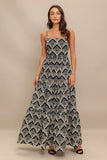 Hazelwood Garden Maxi Dress Black Ivory