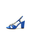 Slingback Strap Open Toe Block Heels