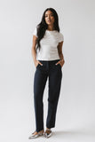 Paula Cowl Neck Top in White