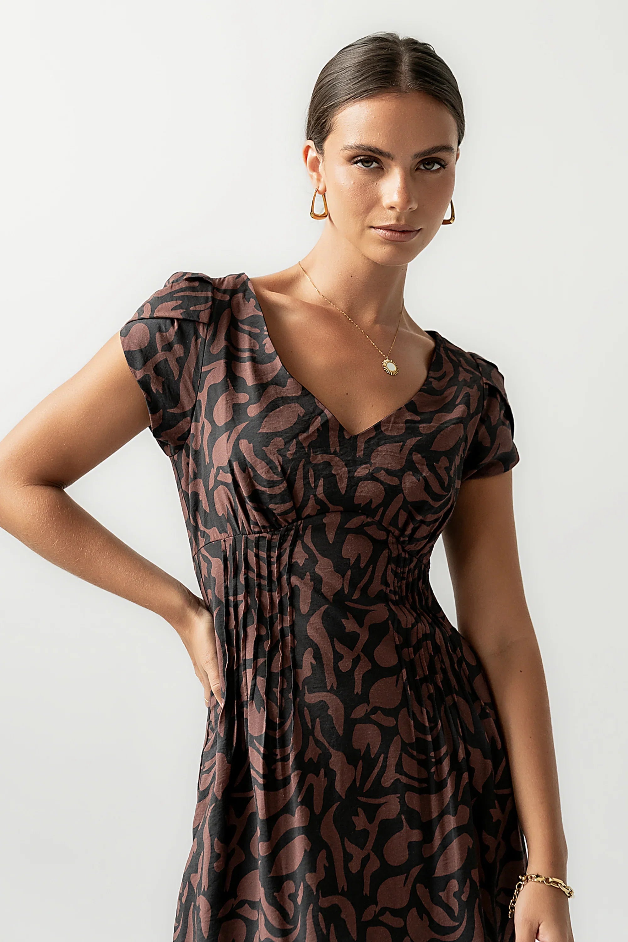 Kennedy Abstract Maxi Dress FINAL SALE
