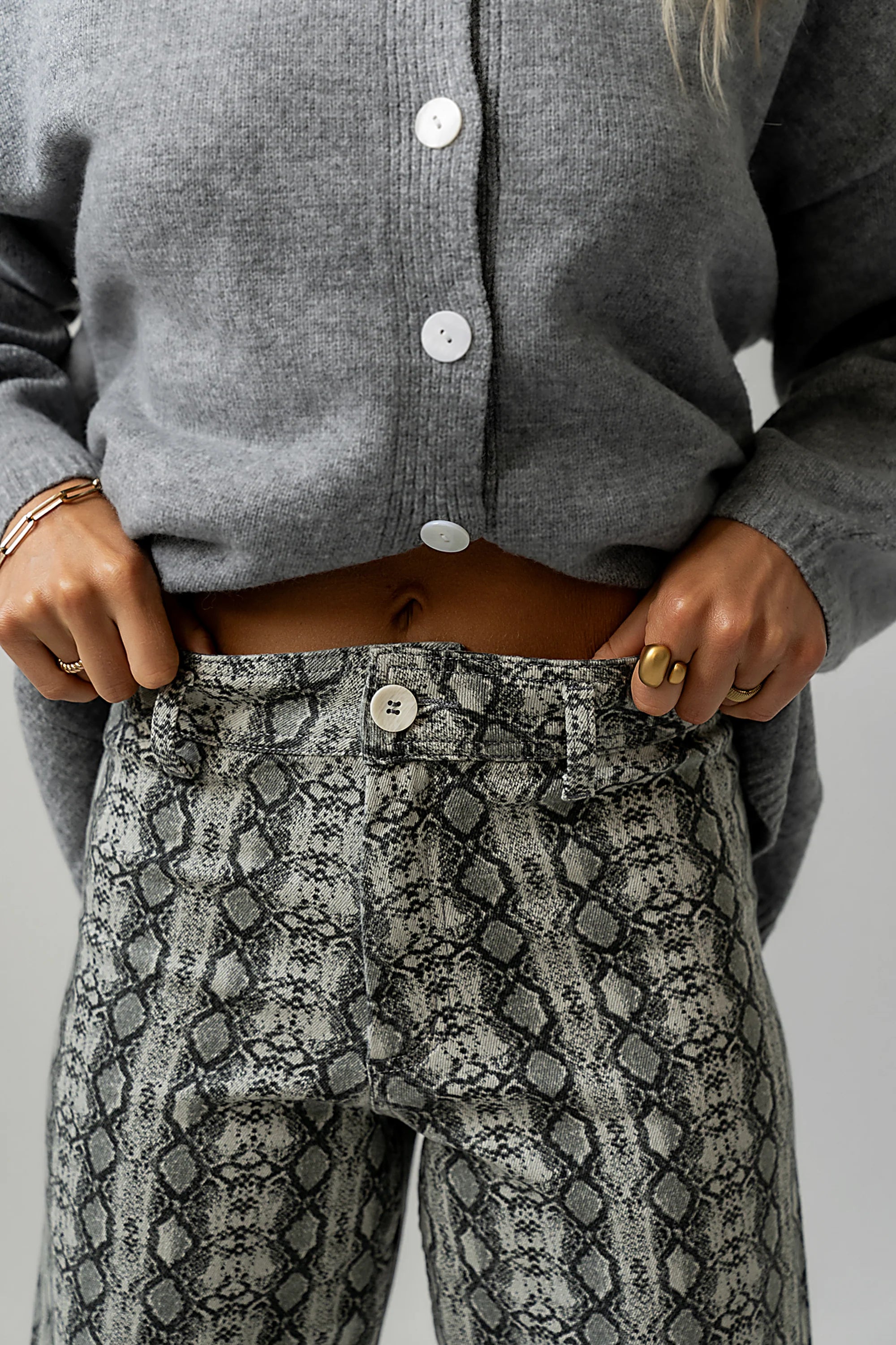 Brynn Snake Print Pants FINAL SALE
