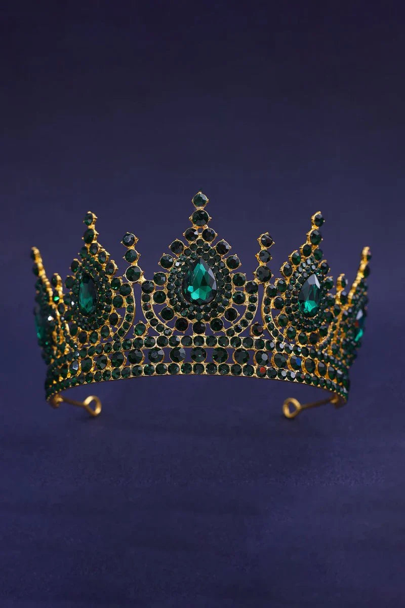 Half Circle Crystal Tiara