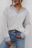 Glinda Knit Sweater in Blue FINAL SALE