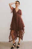 Francine Embroidered Mesh Dress FINAL SALE