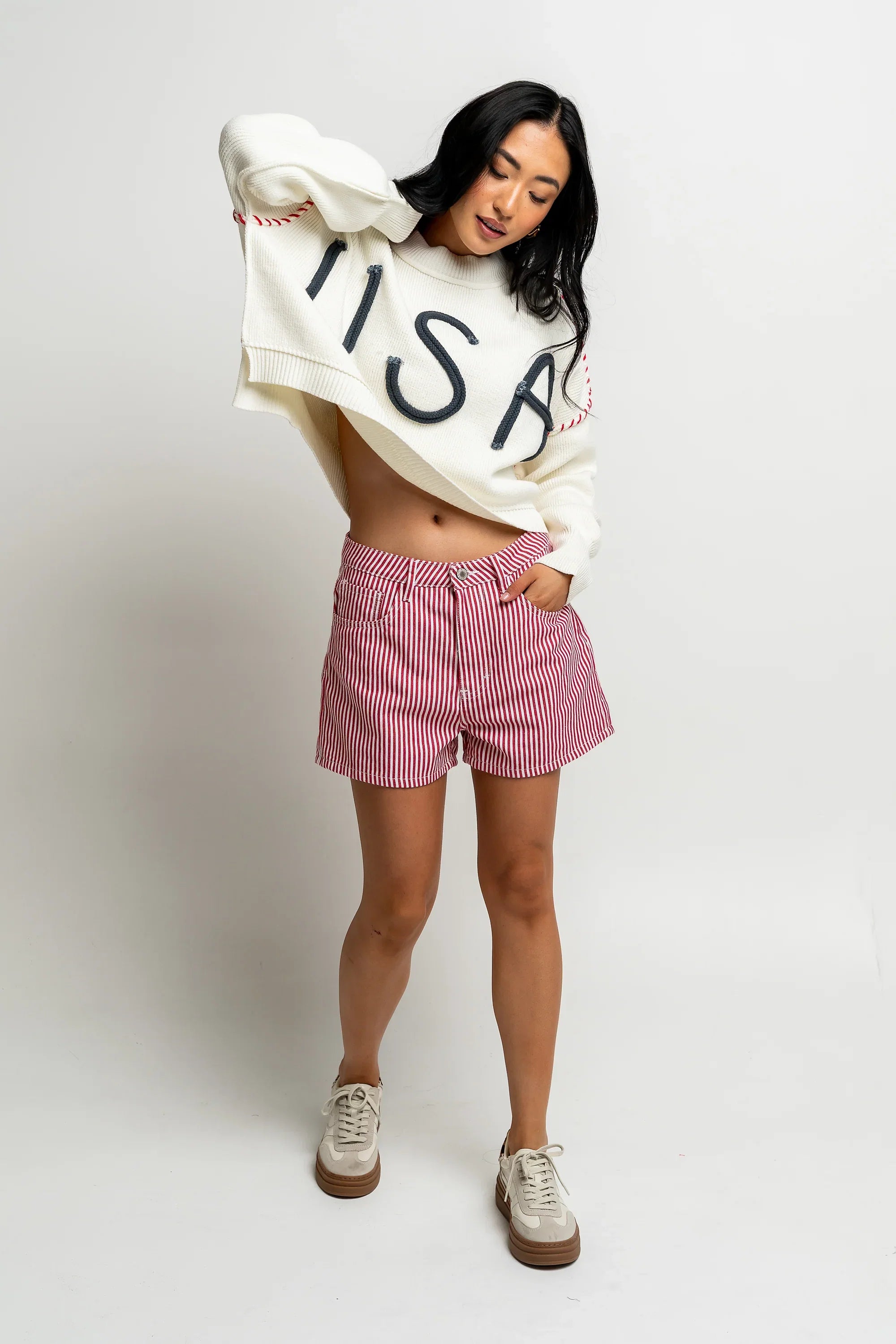 Wendy Striped Shorts