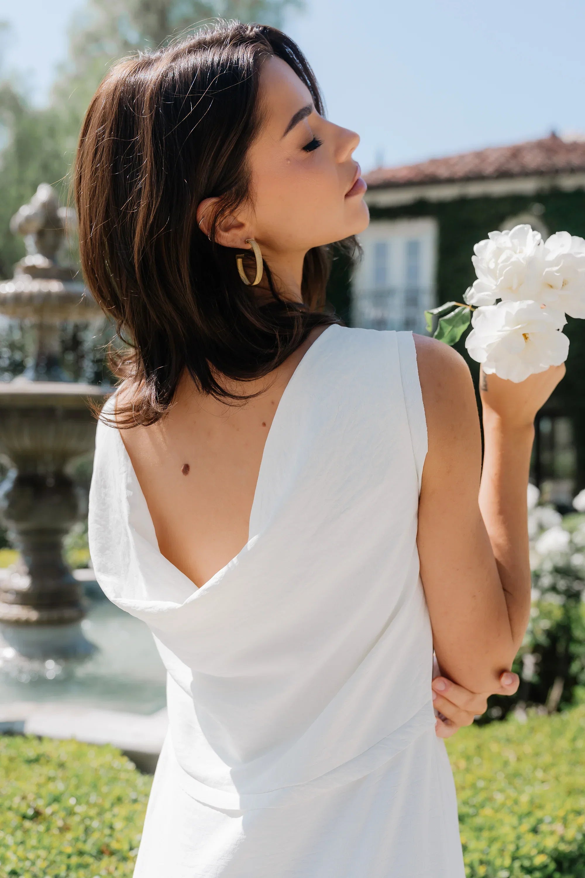 Marlon Maxi Dress in Ivory