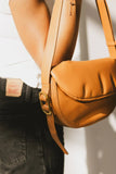 Rumble Vegan Leather Bag in Tan FINAL SALE