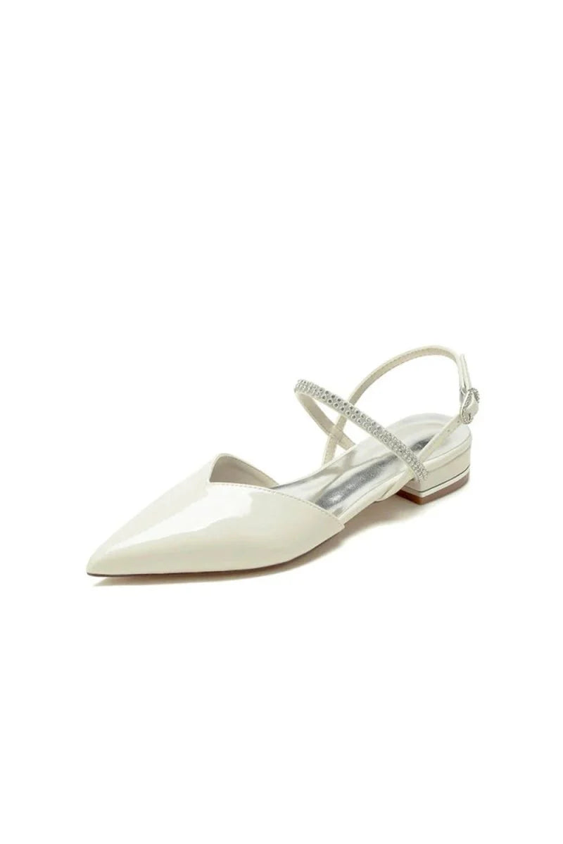 Nude Pink High Heels with Silver Trim