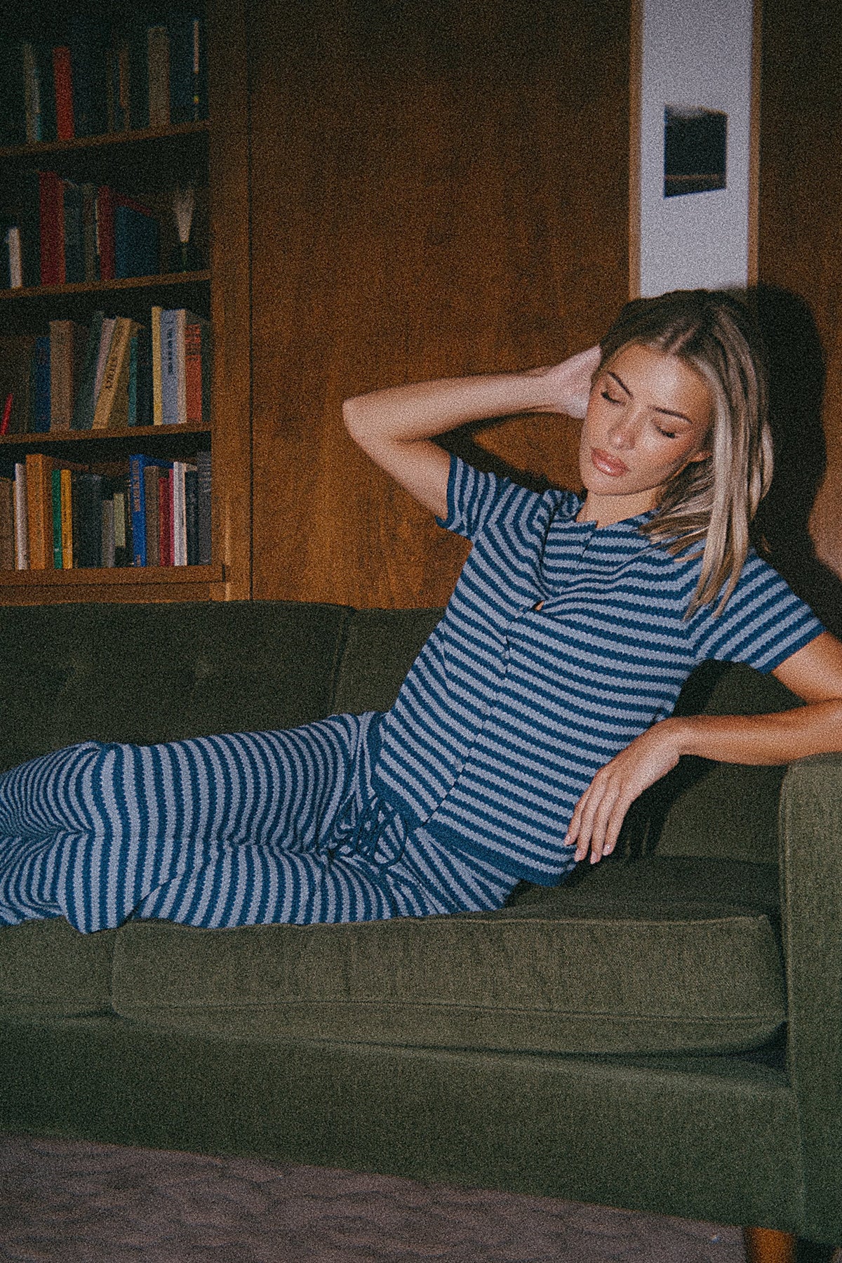 Ireland Striped Top in Blue FINAL SALE