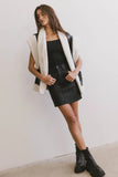 Maddox Coated Denim Mini Skirt FINAL SALE