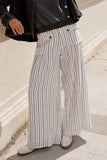 Mayson Wide Leg Pants in White FINAL SALE