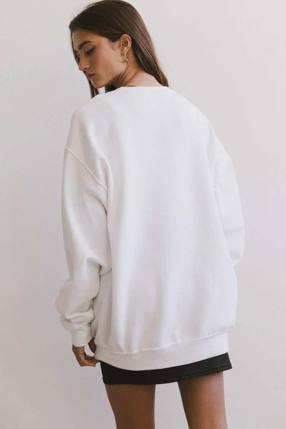 Pretty Bows Crewneck in Cream FINAL SALE