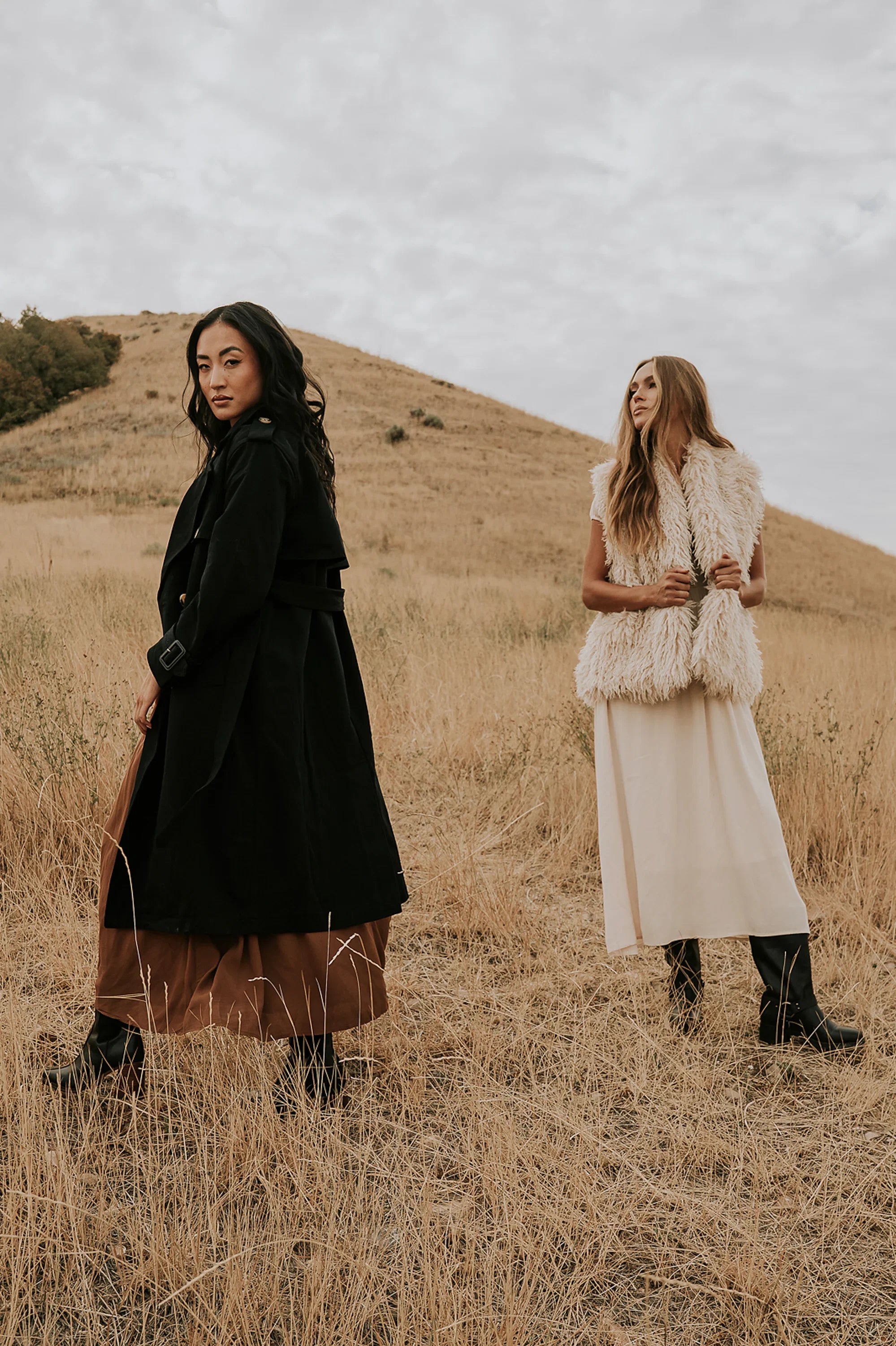 Rachel Trench Coat in Black FINAL SALE