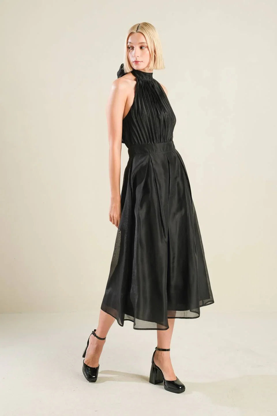 INVITATION TO LOVE WOVEN MIDI DRESS FINAL SALE