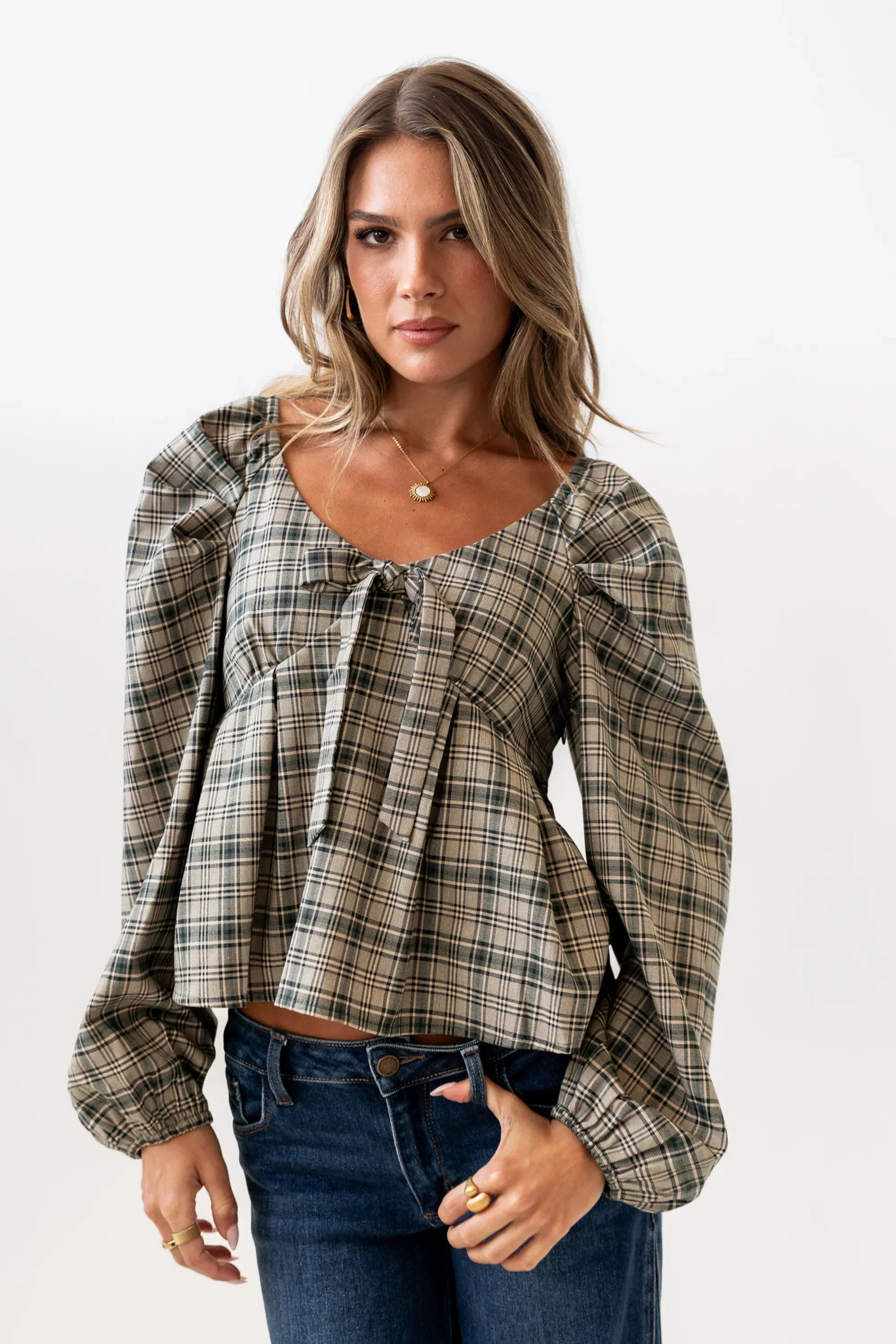 Smith Plaid Blouse FINAL SALE