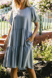 Vinnny Chambray Midi Dress FINAL SALE