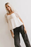 Baylinn Floral Peplum Top FINAL SALE
