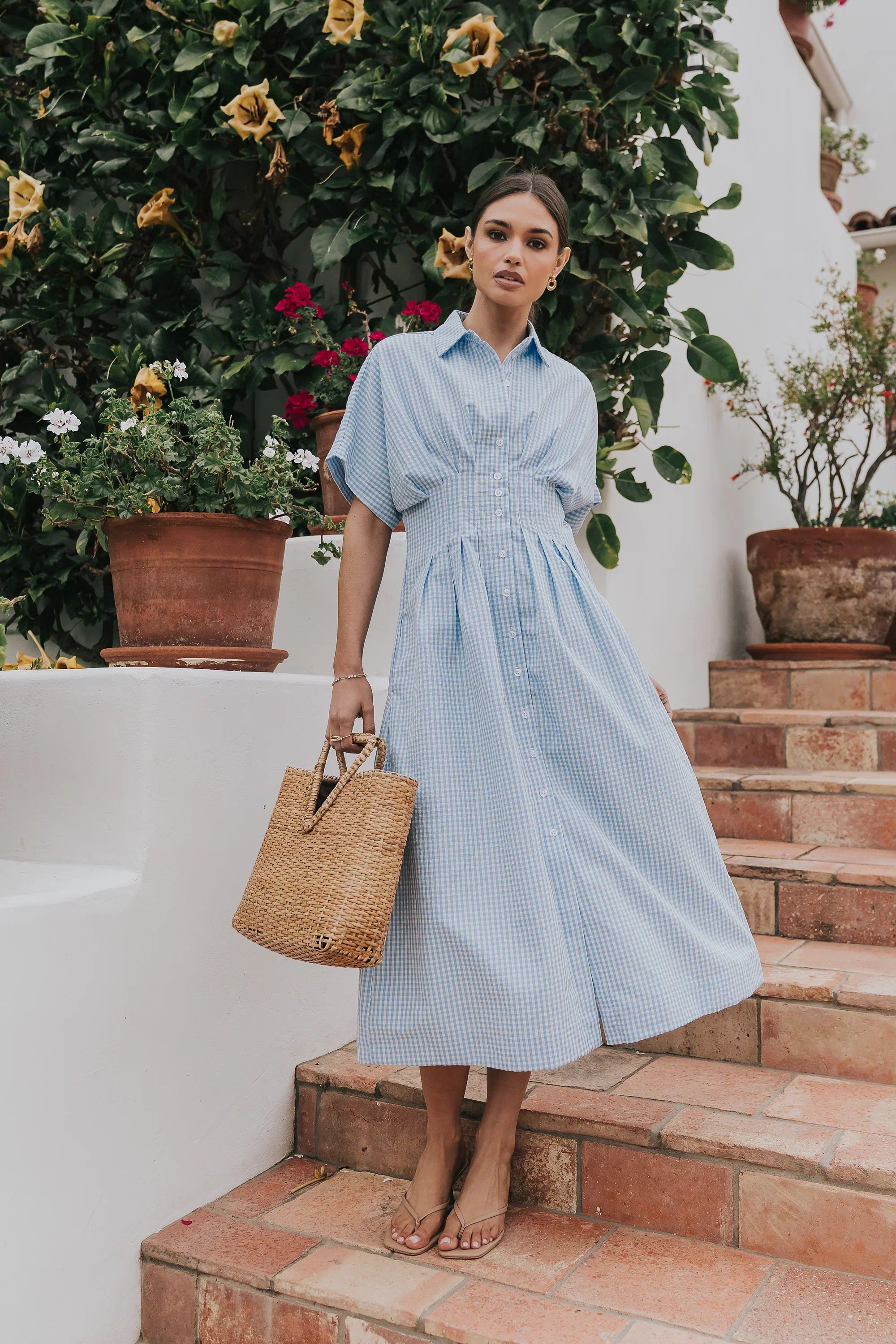 Collins Maxi Dress in Blue