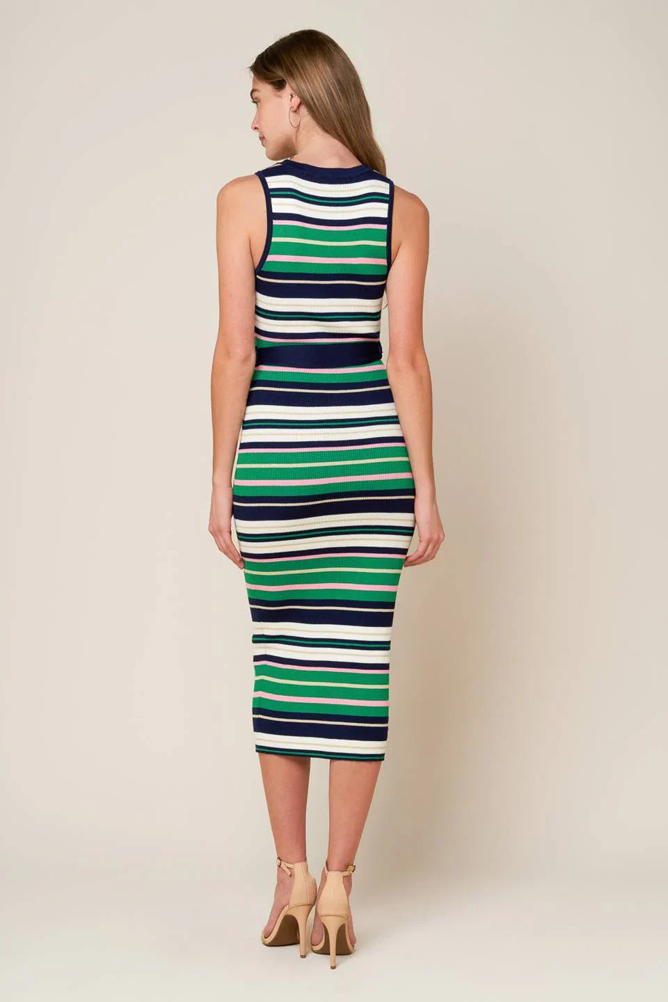 LETS GO ABROAD SWEATER DRESS