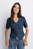 Sadie Denim Button Up