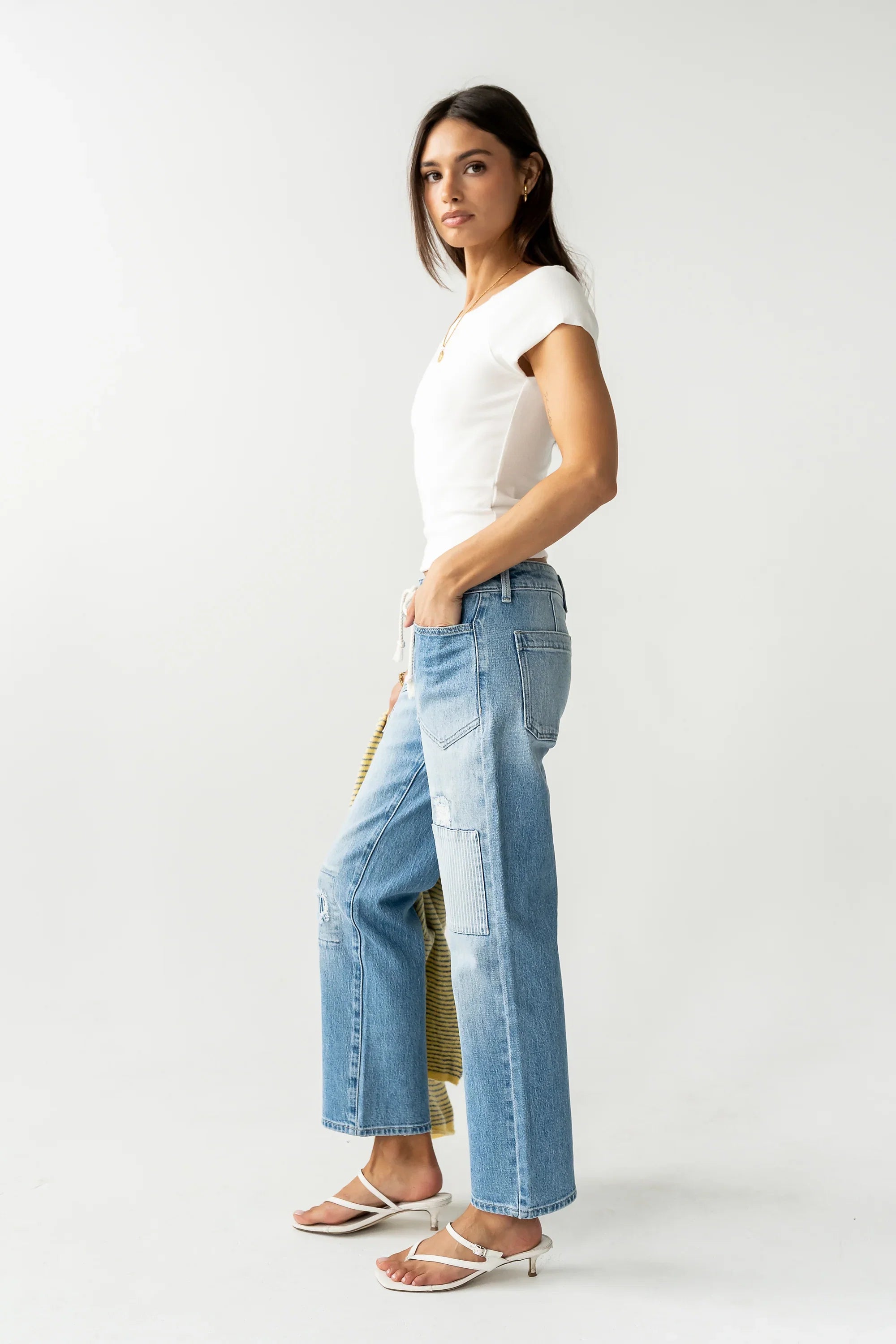 Marty Patchwork Jeans