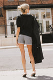Lyla Collared Lace Top in Black FINAL SALE