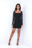 Rhodes Mini Dress Black