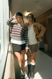 Morgan Striped Sweater in Grey FINAL SALE