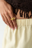 Lee Wide Leg Pants in Yellow