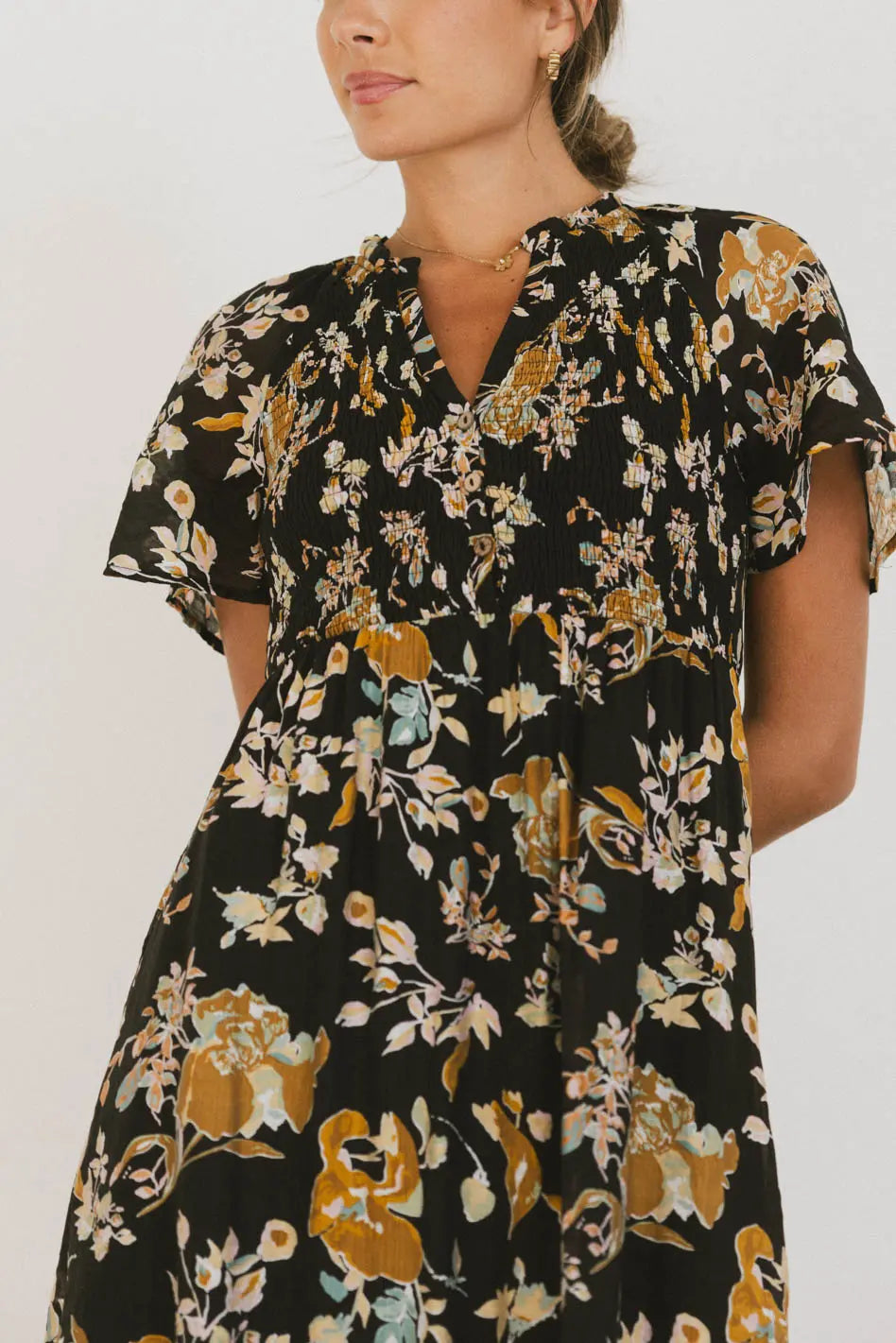 Kaitlyn Floral Midi Dress FINAL SALE