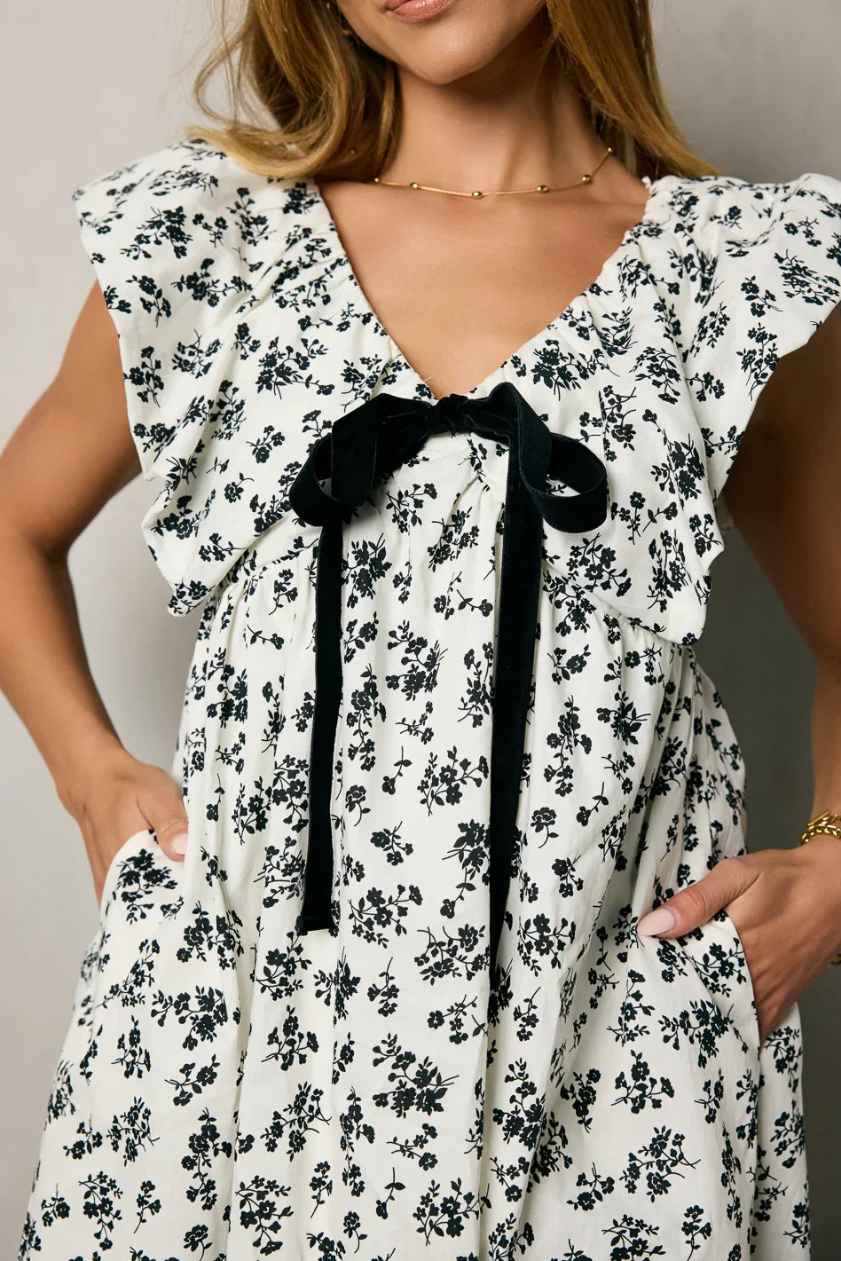 Margot Floral Babydoll Dress FINAL SALE