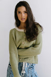 Margaret Contrast Cardigan FINAL SALE