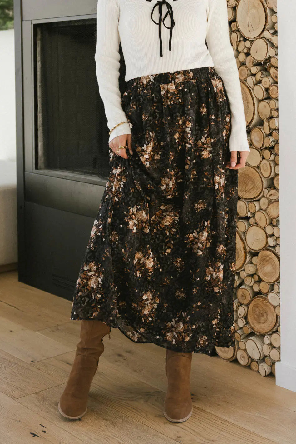 Llara Floral Maxi Skirt FINAL SALE