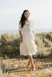 Olivia Faux Smocked Midi Dress FINAL SALE